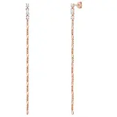 Glanzstücke Boucles d'oreilles or rose / argent