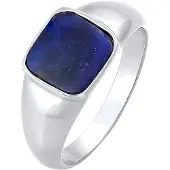 Elli PREMIUM Bague bleu / argent