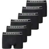 Schiesser Boxers noir / blanc