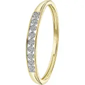 Lucardi Bague or / transparent