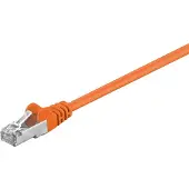 Goobay CAT 5e Patchkabel, F/UTP, Orange, 0.25 m