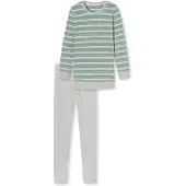 Schiesser Pyjama ' Casual Essentials ' vert