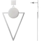Liebeskind berlin Boucles d'oreilles 'Dreieck' argent
