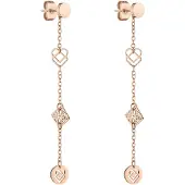 Liebeskind berlin Boucles d'oreilles or rose