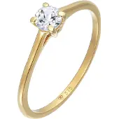 Elli PREMIUM Bague or / transparent