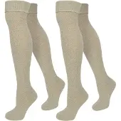 Normani Chaussettes montantes beige