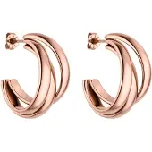 Purelei Boucles d'oreilles 'Cascade' or rose