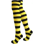 Normani Chaussettes montantes jaune / noir