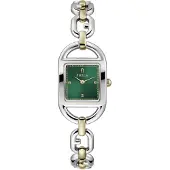 Furla Montre à affichage analogique or / émeraude / argent