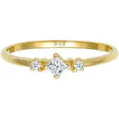 Elli DIAMONDS Bague or / transparent