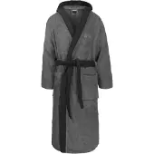 Normani Peignoir long gris / noir