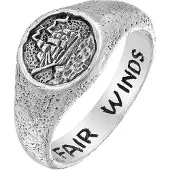 Haze&Glory Bague 'Fair Winds' argent