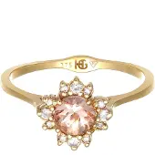 Haze&Glory Bague or / rose / transparent
