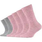 Camano Chaussettes gris / rose