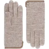 Roeckl Gants 'FELTED WOOL' noisette