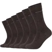 Camano Chaussettes crème / brun foncé