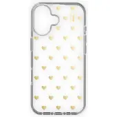 IDEAL OF SWEDEN Coque Clear MagSafe Apple iPhone 16 - Golden Hearts
