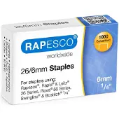 Rapesco Agrafes 26/6mm (1000x)