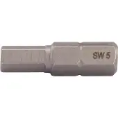Makita Zubehör P-53693 Schraubbit Innensechskant 5,0x25 mm 2 Stk. (Clé Allen)