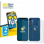 BROTECT Film de protection antireflet Protection d'écran mat (Apple iPhone 12 mini), Téléphone portable : film de protection, Gris