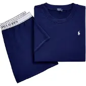 Ralph Lauren Pyjama ' Club Terry ' bleu marine