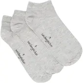 Seidensticker Chaussettes 'Schwarze Rose' gris chiné / noir