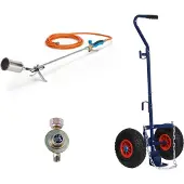 CFH Professional Gas Burner PZ6500 - 5M Gas Hose - Includes Trolley and Pressure Regulator