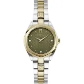 Furla Montre à affichage analogique olive / argent