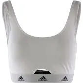 Adidas Soutien-gorge de sport gris clair / noir / blanc cassé