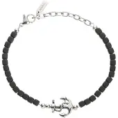Breil Bracelet noir / argent