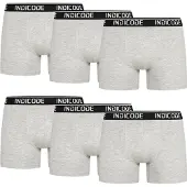 INDICODE JEANS Boxers ' Milano ' gris / noir