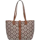 Kate spade Cabas marron / bourgogne / blanc cassé