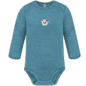 Normani Barboteuse / body 'Auckland' beige / bleu / blanc