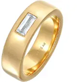 Elli PREMIUM Bague or / blanc