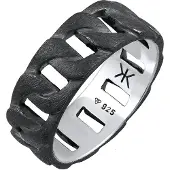 KUZZOI Bague noir