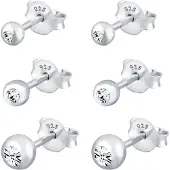 Elli Boucles d'oreilles argent