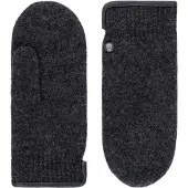 Roeckl Moufles 'FELTED WOOL' gris / anthracite / gris basalte / gris fumé / gris foncé / gris chiné