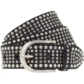 B.belt Ceinture 'Riva' noir / argent