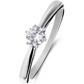 Lucardi Bague argent / blanc