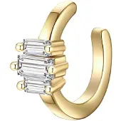 Glanzstücke Boucles d'oreilles jaune d'or / transparent