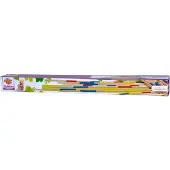 Eichhorn - Mikado d'extérieur - composé de 41 tiges de jeu de 50 cm de long chacune, instructions de jeu incluses, en bambou, convient aux enfants de 3 ans et plus