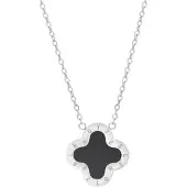 Lenoites Chaîne 'Clover 10' noir / argent