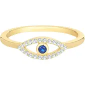Glanzstücke Bague bleu roi / jaune d'or