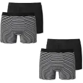 Schiesser Sous-vêtements noir / blanc
