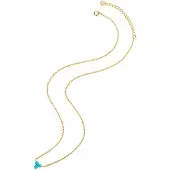 Glanzstücke Chaîne turquoise / jaune d'or
