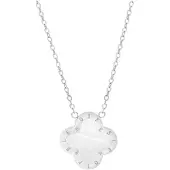 Lenoites Chaîne 'Four-leaf Clover 9' argent