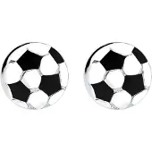 Elli Boucles d'oreilles noir / blanc
