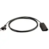 As Schwabe 50132 Câble de rallonge électrique 2.5 A noir 3 m (3 m, CEE 7/16)