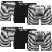 INDICODE JEANS Boxers ' Milano ' noir / blanc