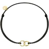 Glanzstücke Bracelet jaune d'or / noir